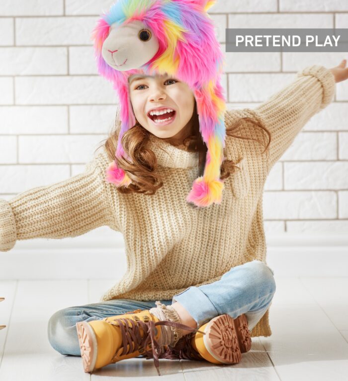 Rainbow Llamacorn - Super Soft Plush Hat - Image 7
