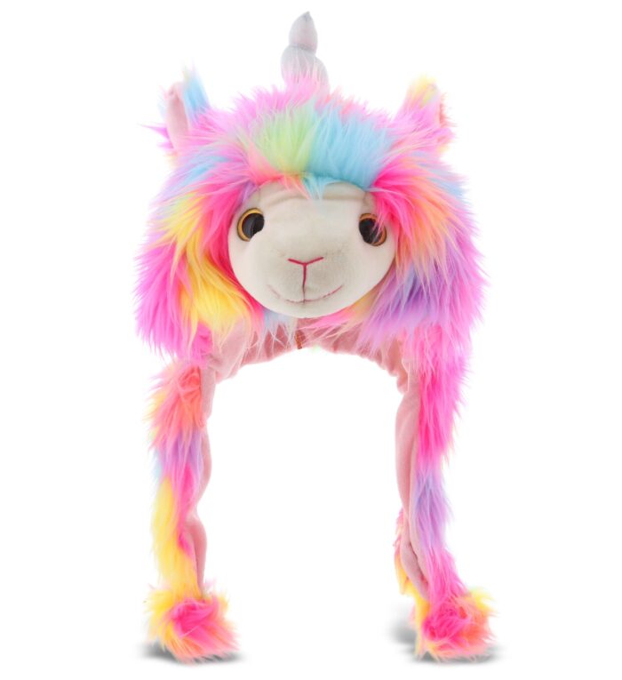 Rainbow Llamacorn - Super Soft Plush Hat