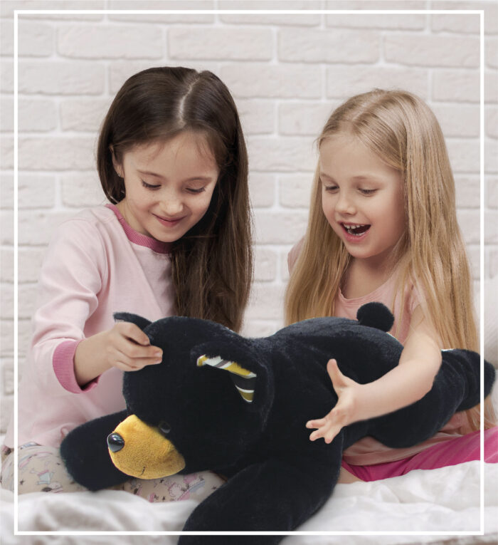 Xl Black Bear - Stylish Plush Pillow - Image 7