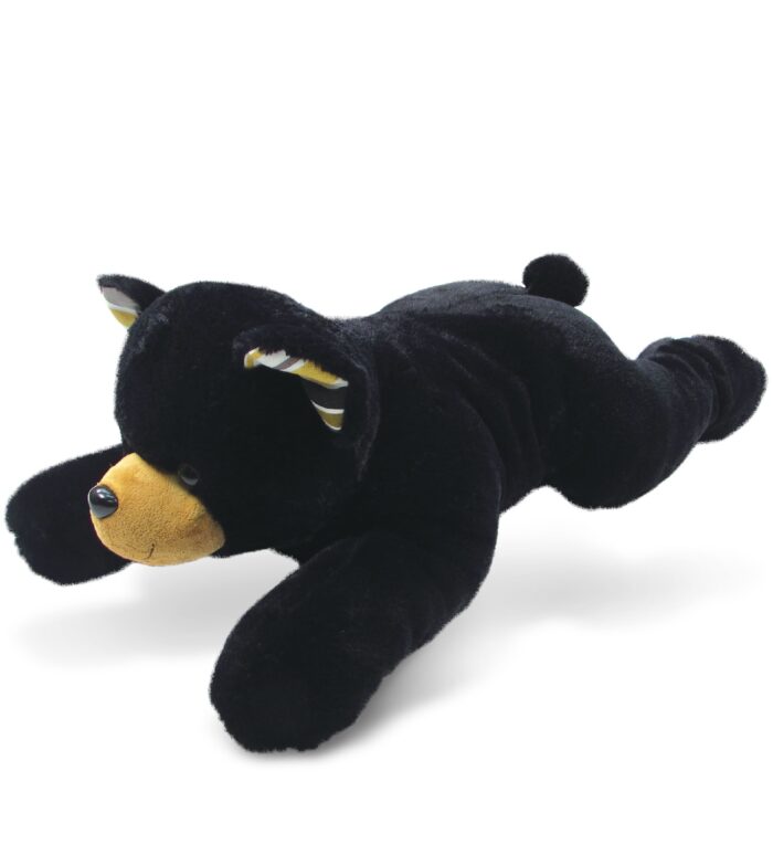 Xl Black Bear - Stylish Plush Pillow