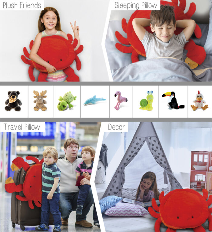 Xl Crab - Stylish Plush Pillow - Image 4