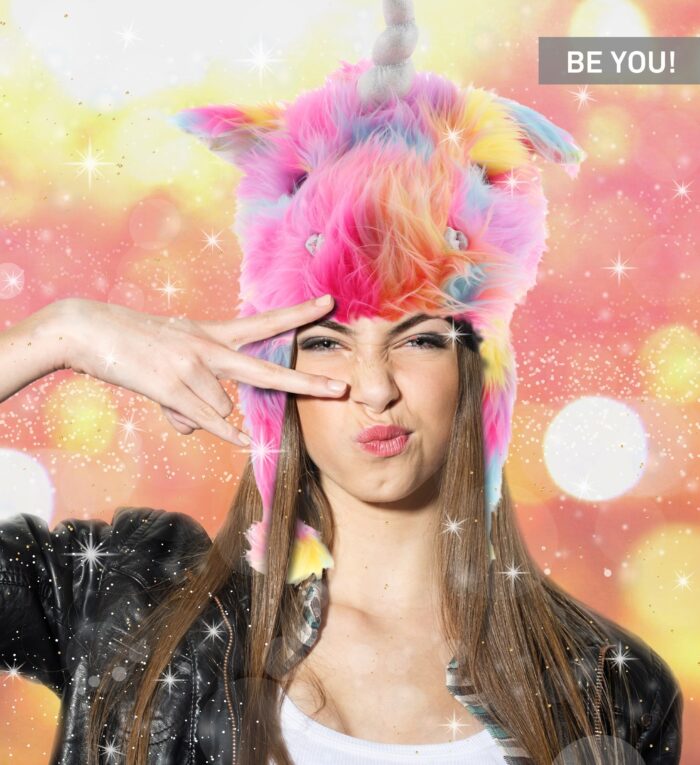 Rainbow Dragoncorn - Super Soft Plush Hat - Image 4