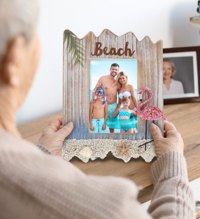 Flamingo Beach Frame 4"X6" - Nautical Decor - Image 4