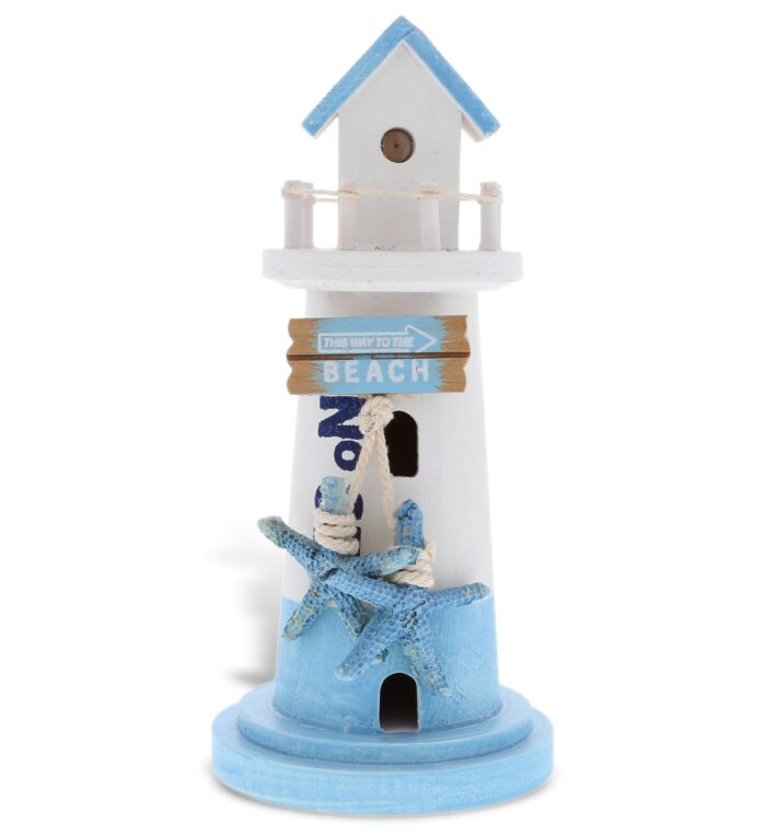 Blue Mist Lighthouse - Nautical Decor