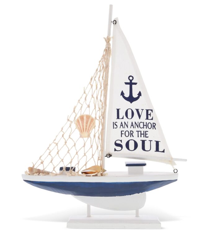 Ocean Blue Sailboat - Nautical Decor