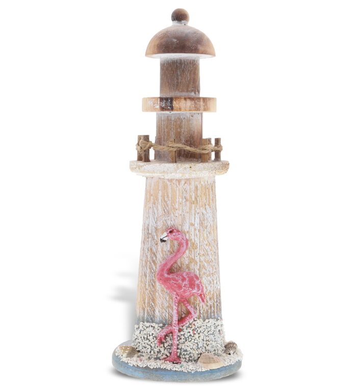 Flamingo Beach Lighthouse - Nautical Decor