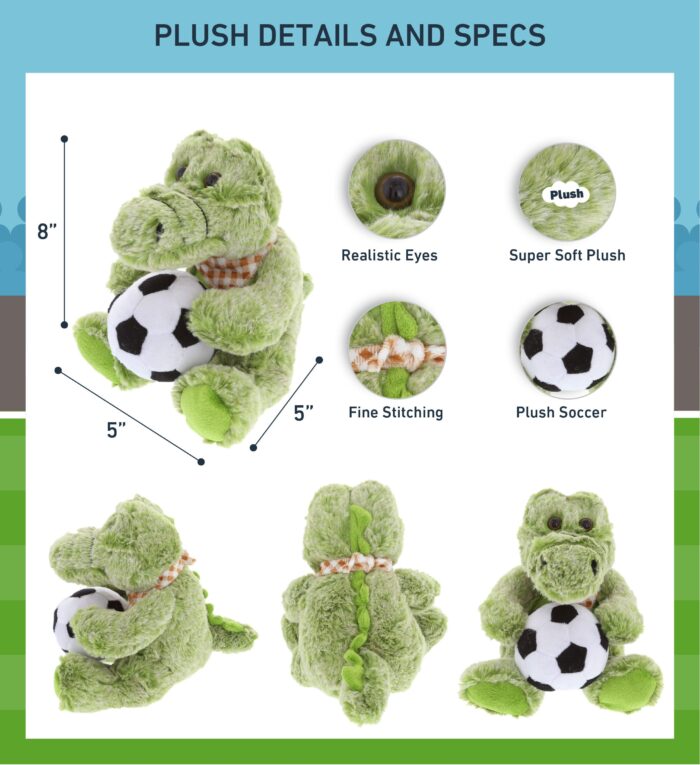 Sitting Alligator - Super-Soft Plush - Image 2