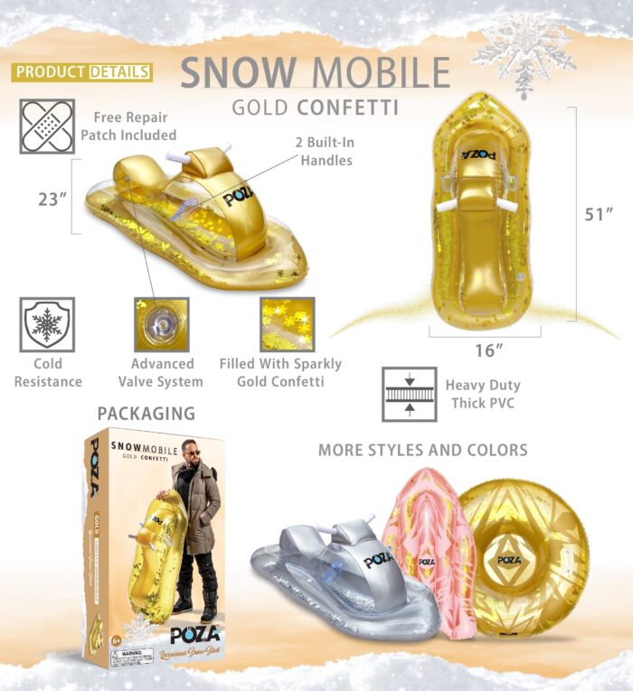 Gold Snowmobile - Poza - Image 3