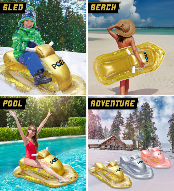 Gold Snowmobile - Poza - Image 4
