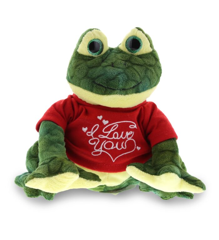I Love You Valentines - Squat Frog - Super Soft Plush