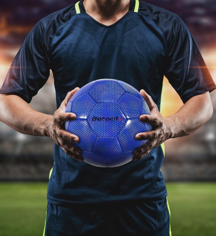 Blue Modern Pattern - Size 4 - Soccer Ball - Image 4