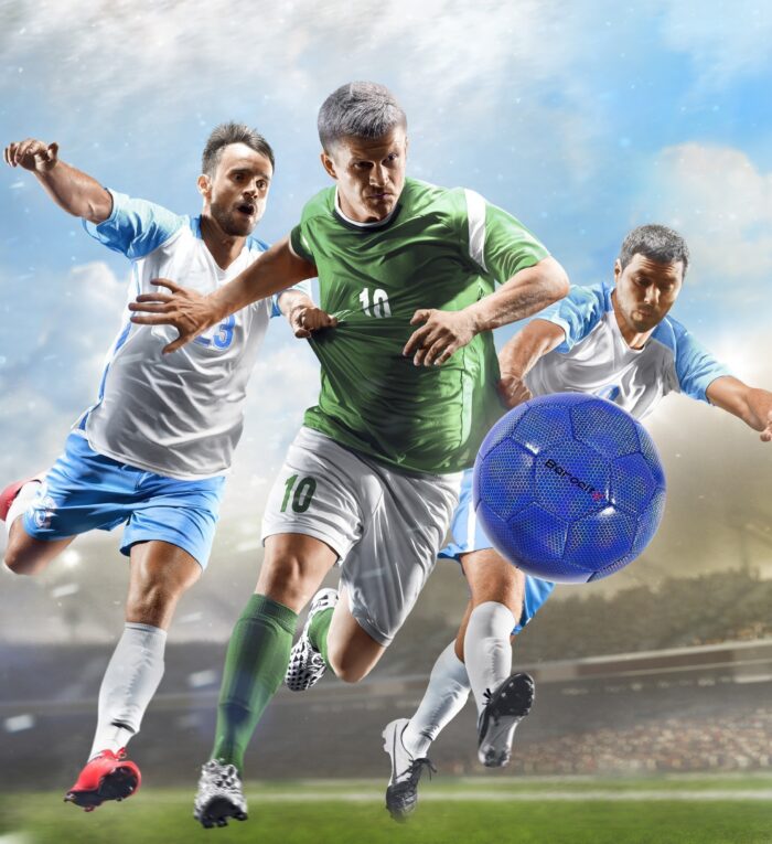 Blue Modern Pattern - Size 4 - Soccer Ball - Image 6