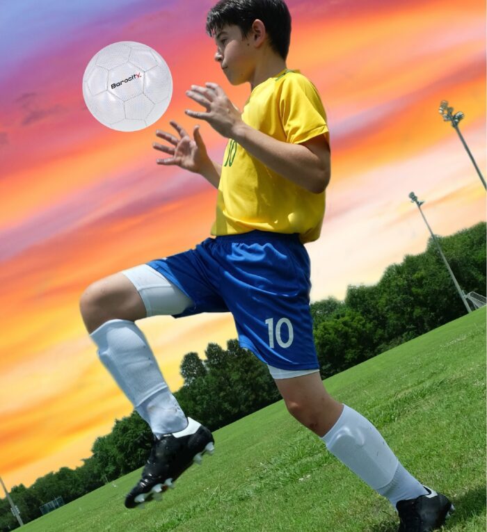 White Modern Pattern - Size 4 - Soccer Ball - Image 7