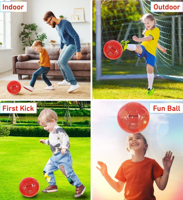 Red Modern Pattern - Size 3 - Soccer Ball - Image 3