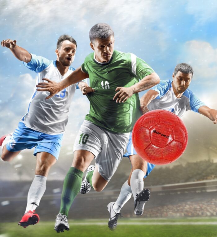 Red Modern Pattern - Size 5 - Soccer Ball - Image 6