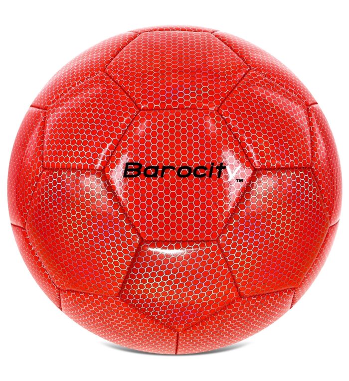 Red Modern Pattern - Size 5 - Soccer Ball