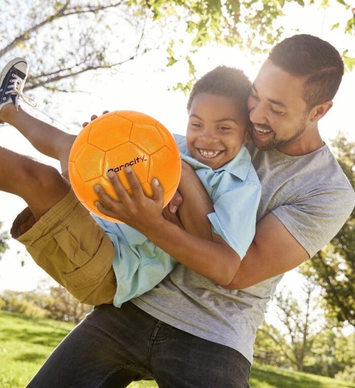 Orange Modern Pattern - Size 3 - Soccer Ball - Image 4