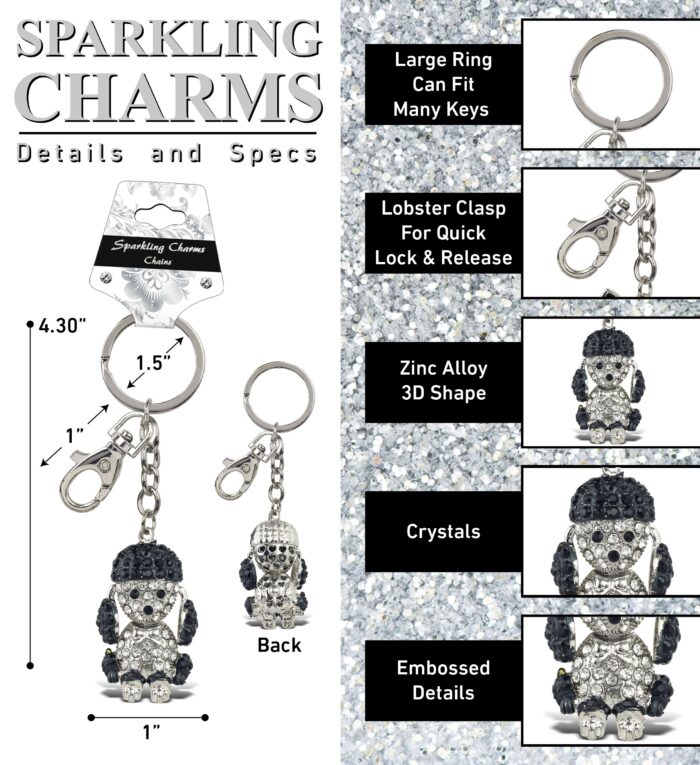 Cute Poodle Dog - Sparkling Charms - Image 2