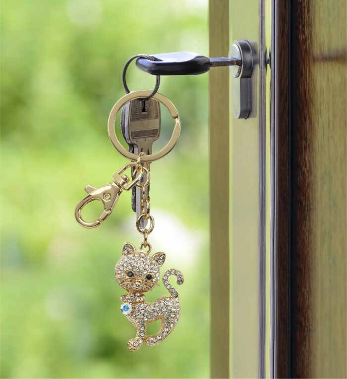 Stylish Cat - Gold Sparkling Charms - Image 8