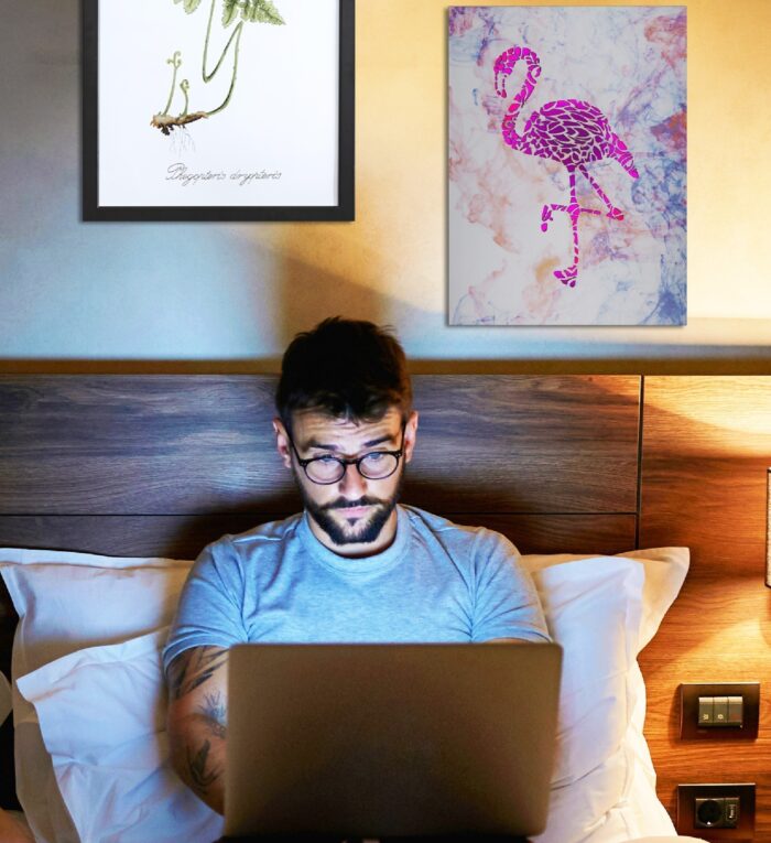Flamingo - Led Light Up Wall Picture Art - Image 5