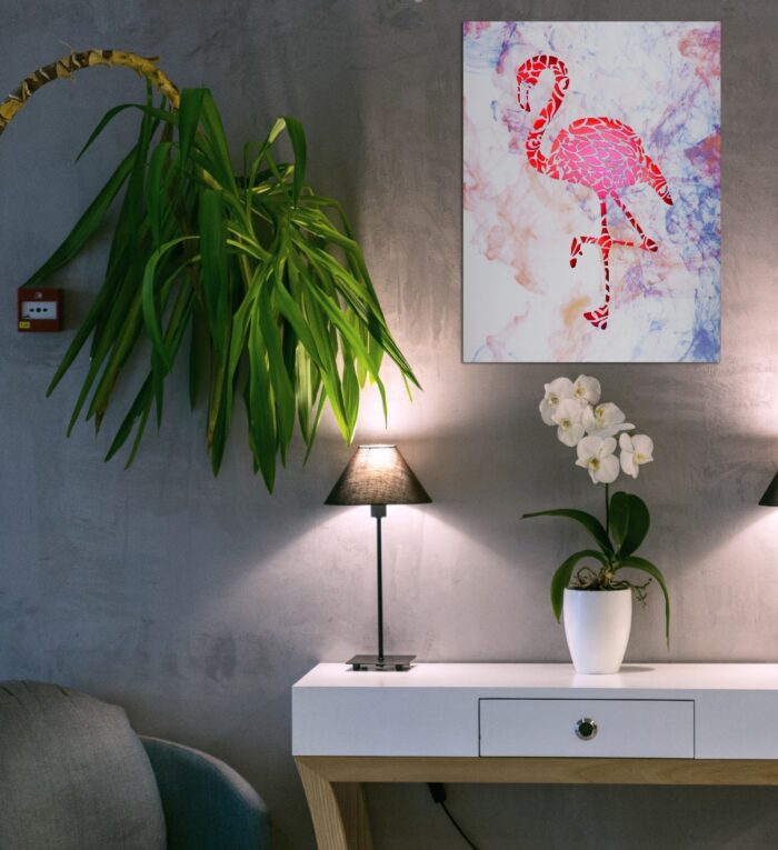 Flamingo - Led Light Up Wall Picture Art - Image 7