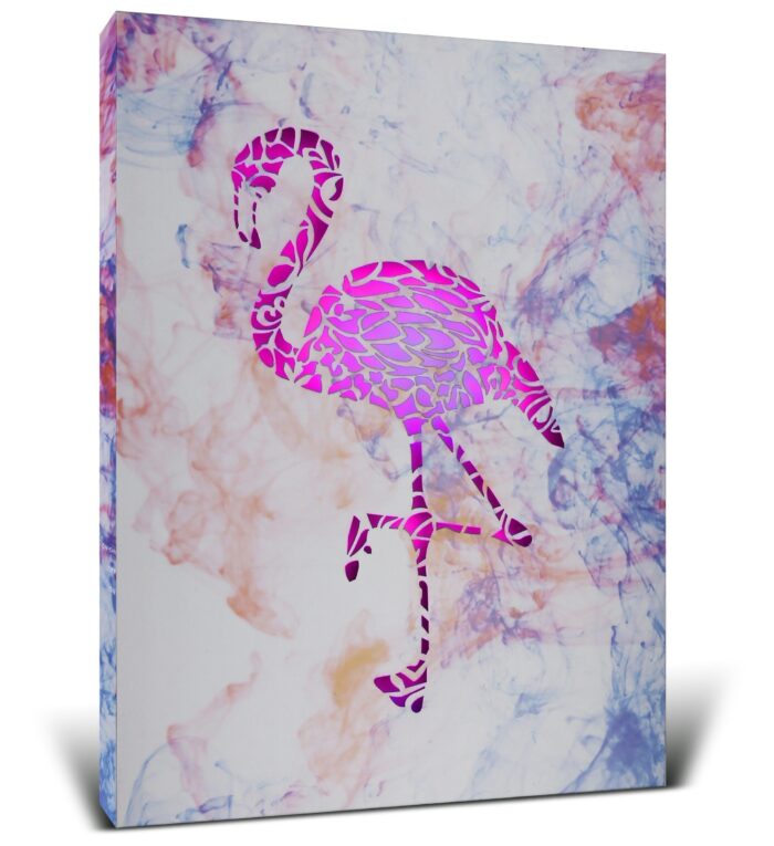 Flamingo - Led Light Up Wall Picture Art