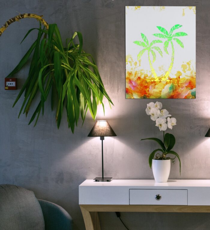 Palm Tree - Led Light Up Wall Picture Art - Image 7