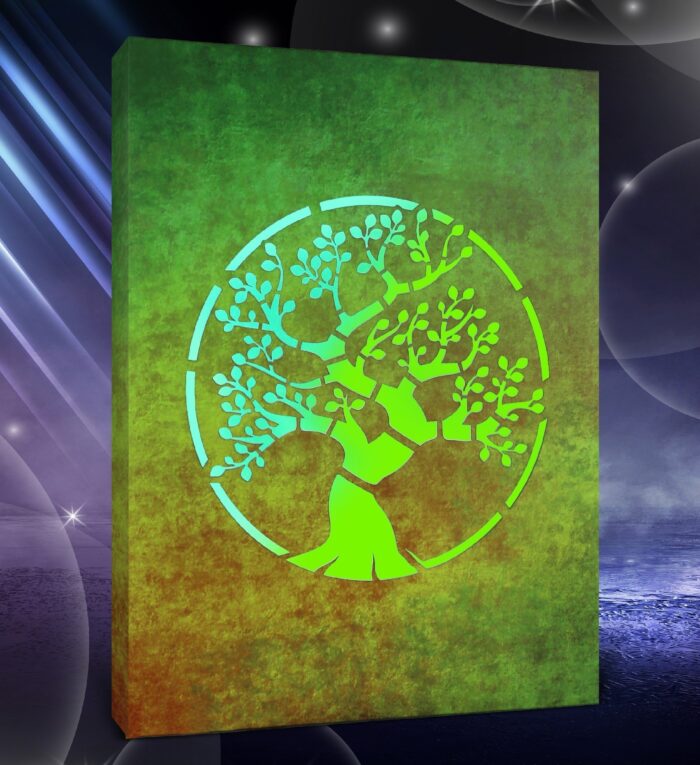 Tree Of Life - Led Light Up Wall Picture Art - Image 2