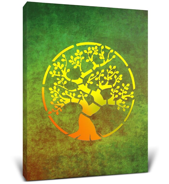 Tree Of Life - Led Light Up Wall Picture Art