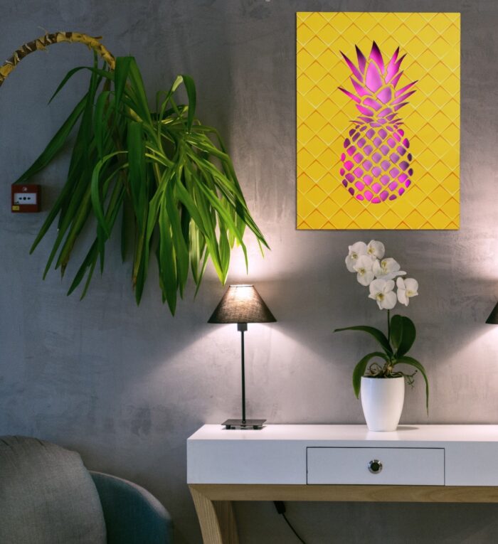 Pineapple - Led Light Up Wall Picture Art - Image 7