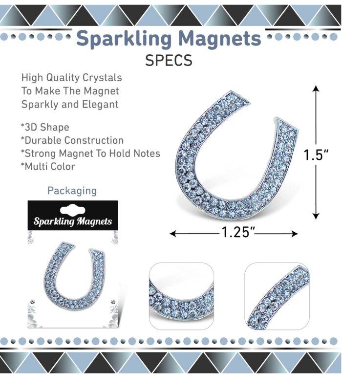 Horse Shoe - Sparkling Magnets - Image 3