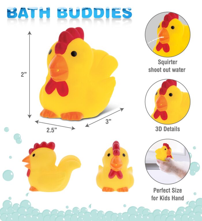 Rooster - Squirter Bath Toy - Image 2