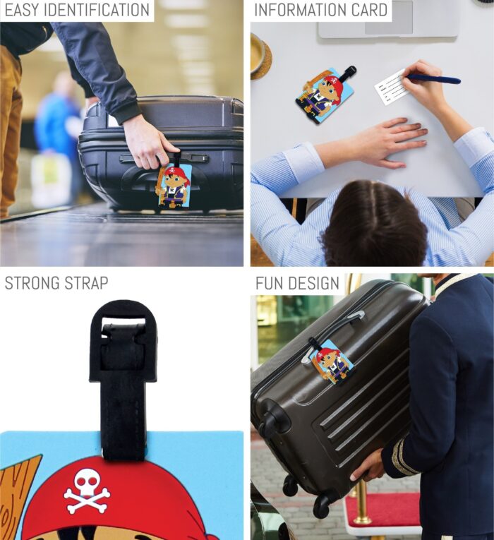 Pirate Kid - Luggage Tags - Image 3