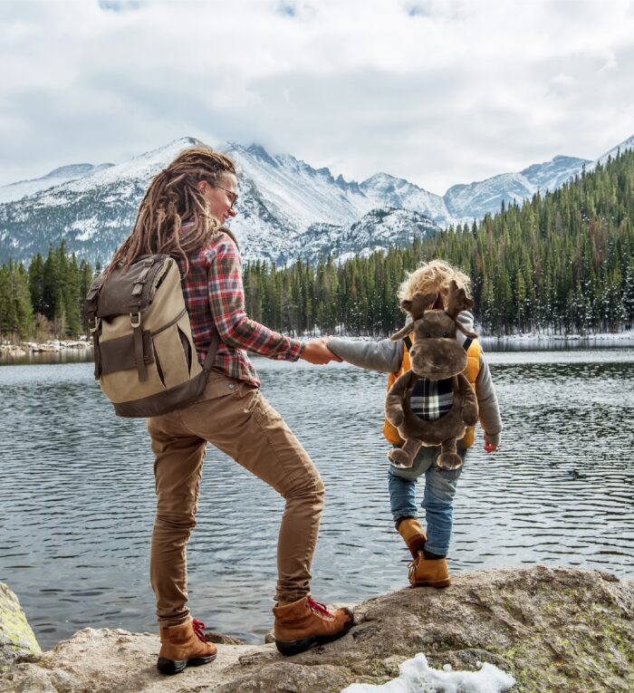 Moose - Stylish Plush Backpack - Image 4