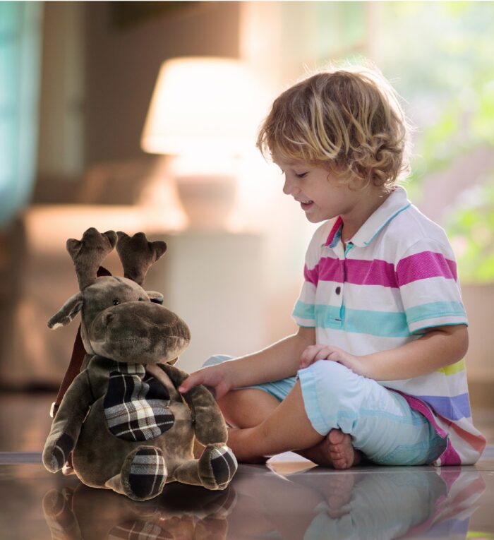 Moose - Stylish Plush Backpack - Image 6