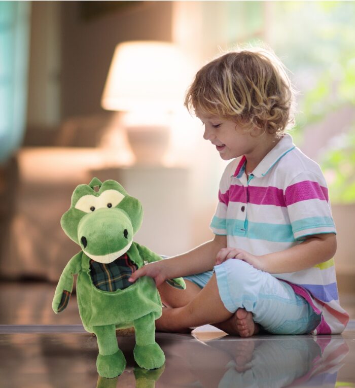Alligator - Stylish Plush Backpack - Image 6