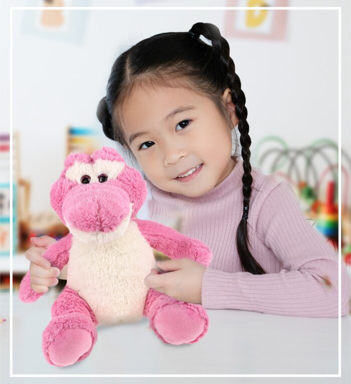 Sitting Pink Alligator - Super-Soft Plush - Image 7