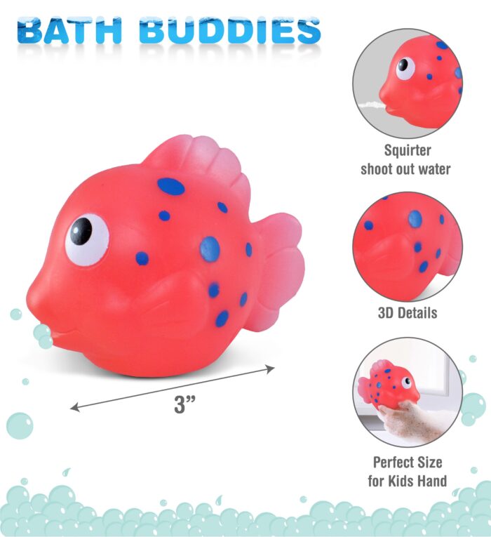 Pink Reef Fish - Bath Buddies Squirter - Image 2
