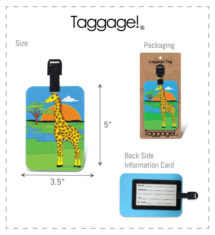 Giraffe - Luggage Tags - Image 2