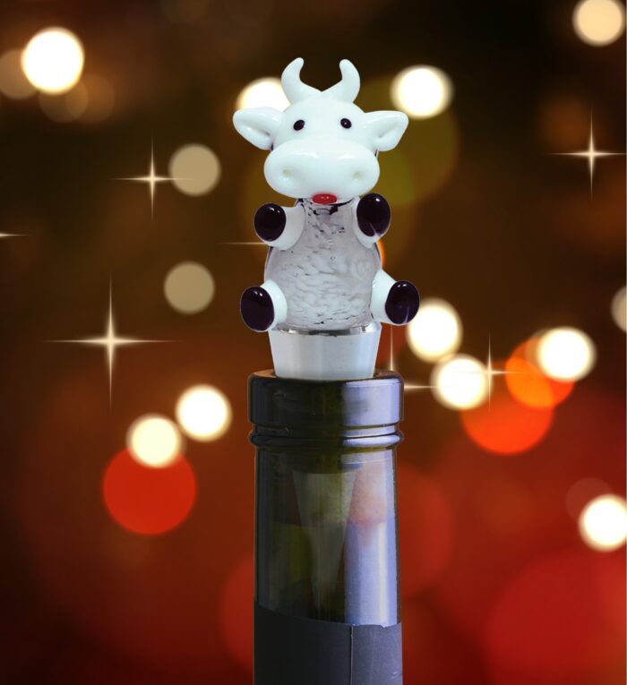 Wine Stopper - Glass Cow - Cheers - Image 4