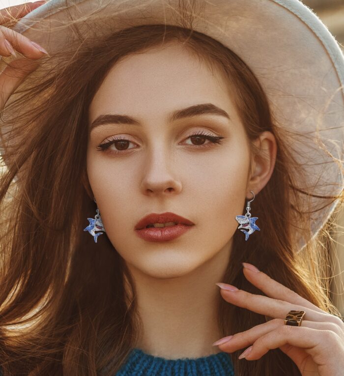 Shark - Sparkling Earrings - Image 6