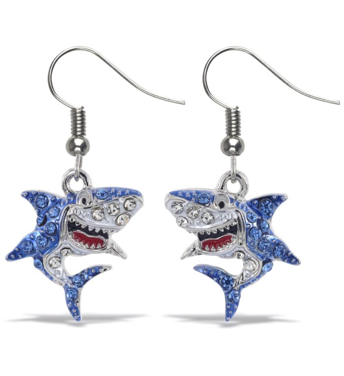 Shark - Sparkling Earrings