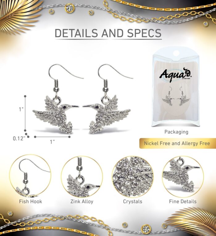 Hummingbird - Sparkling Earrings - Image 2