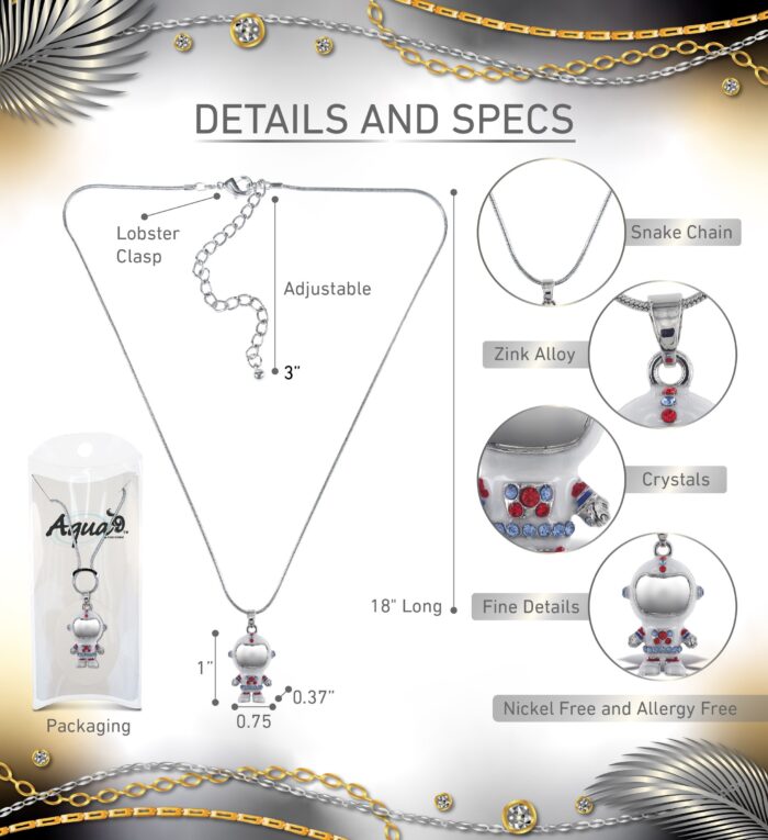 Astronaut - Sparkling Necklace - Image 2