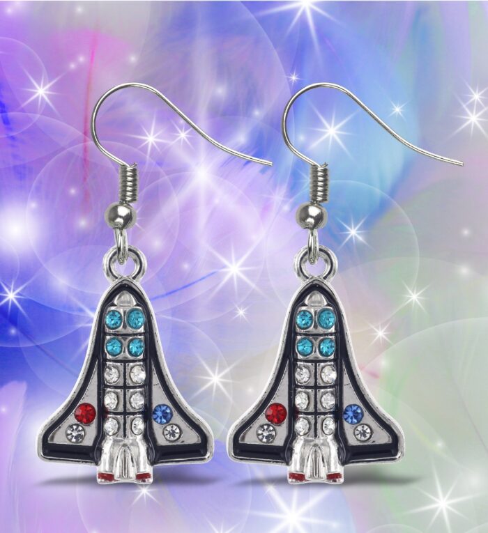 Space Shuttle - Sparkling Earrings - Image 5