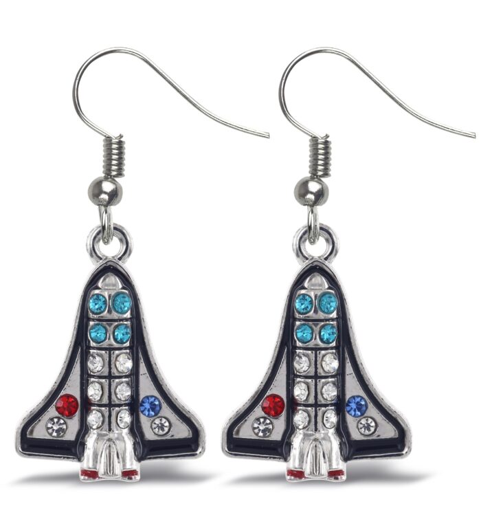 Space Shuttle - Sparkling Earrings