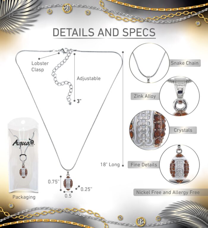 Football - Sparkling Necklace - Image 2