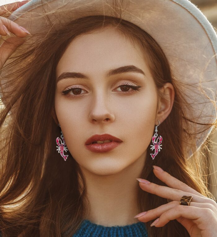 Lobster - Sparkling Earrings - Image 6