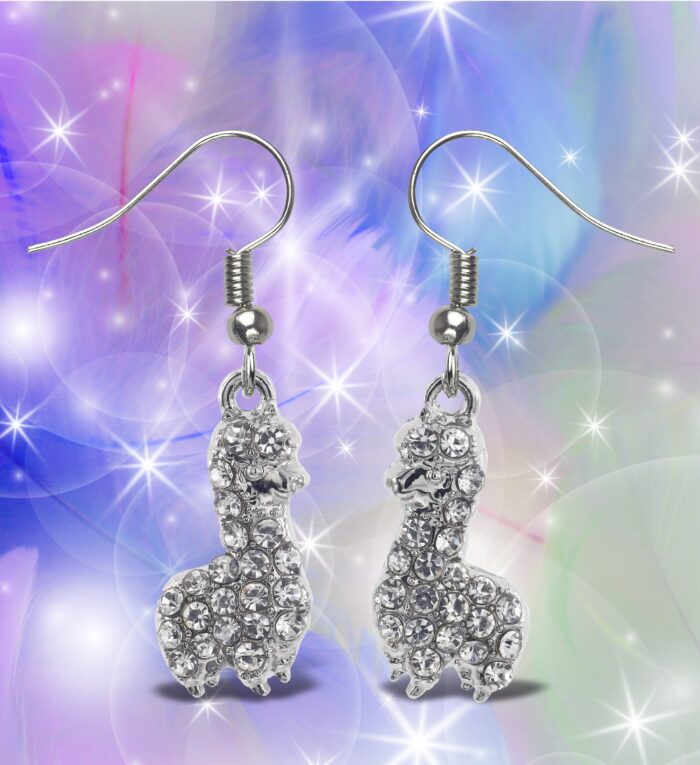 Llama - Sparkling Earrings - Image 5