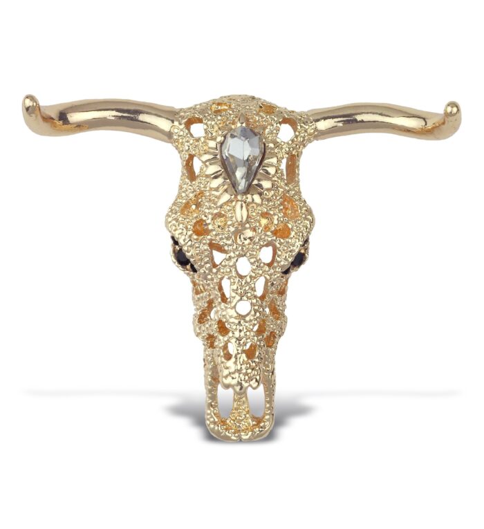 Gold Sparkling Magnets - Longhorn